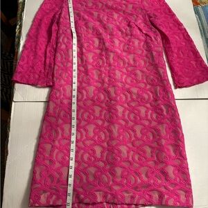 Nine West Pink Lace Mini Dress